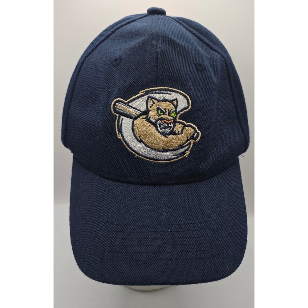 Kane County Cougars MiLB Baseball Cap Hat Strapback Navy Blue Affy Tapple